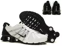 man nike shox agent white black sport shoes,nike shox en soldes